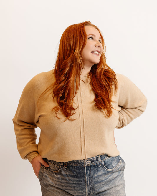 Front Seam Sweater
