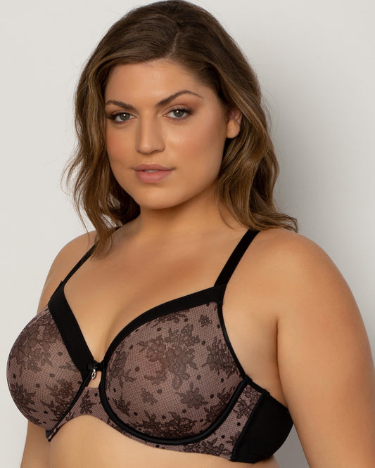 Bette Unlined Mesh Full Coverage Underwire Bra