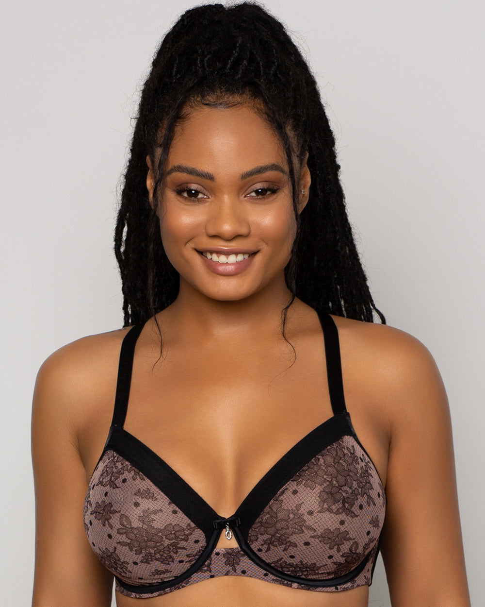 Bette Unlined Mesh Full Coverage Underwire Bra