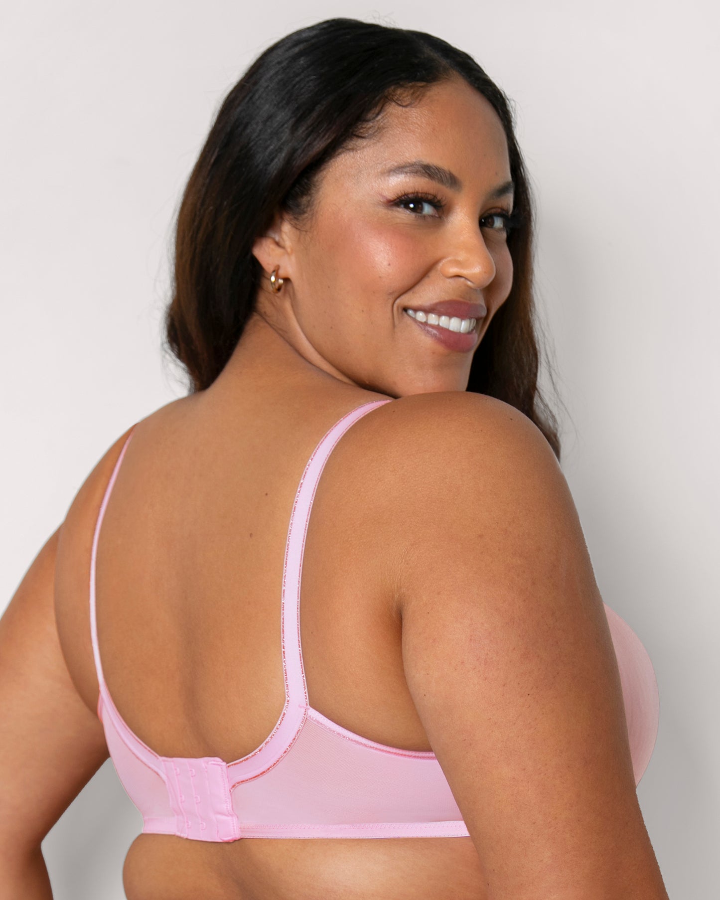 Liza Shimmer Unlined Mesh Full Coverage Underwire Bra