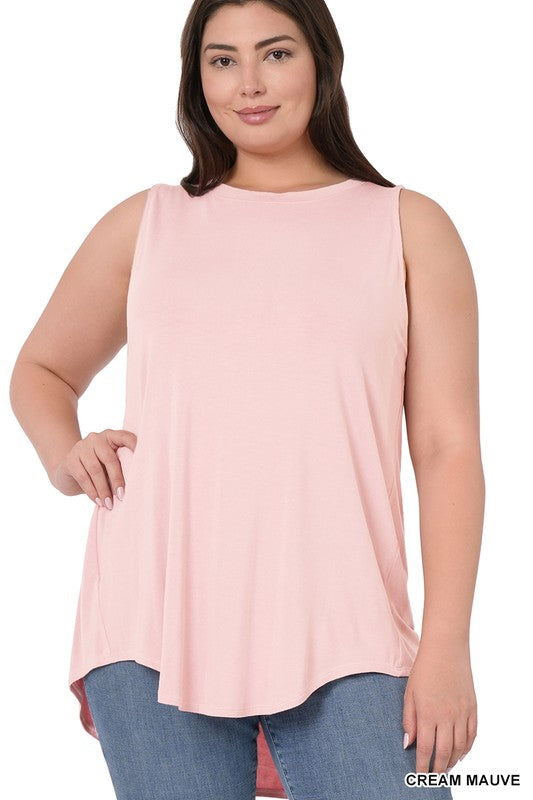 LUXE Round Neck sleeveless top