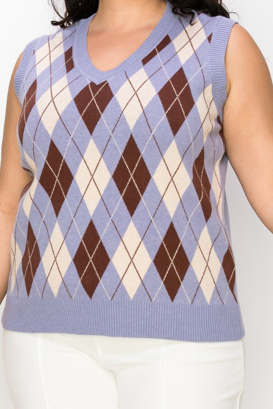 Sutton Argyle Sweater Vest