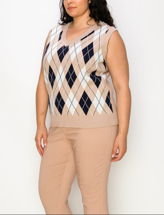 Sutton Argyle Sweater Vest