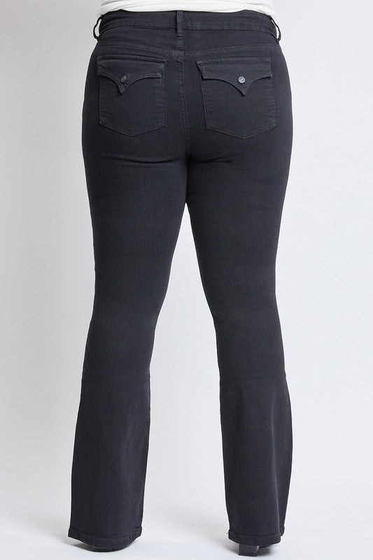 33" Mid-Rise Contour Black Bootcut by Royalty