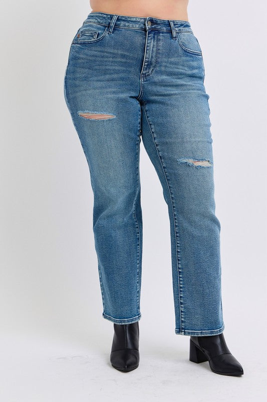 32" Judy Blue MR Destroyed Dad Jean