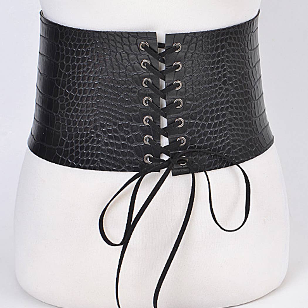 Crocodile Corset Belt