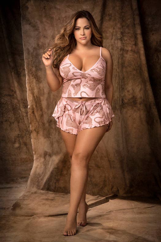 Wild PinkTwo Piece Pajama Set