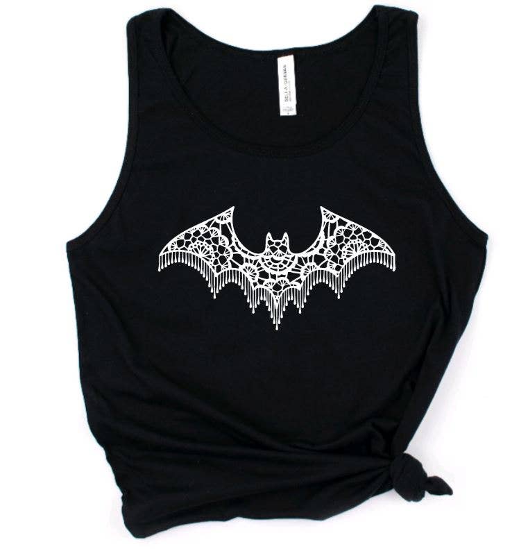 Lace Bat Tank Top