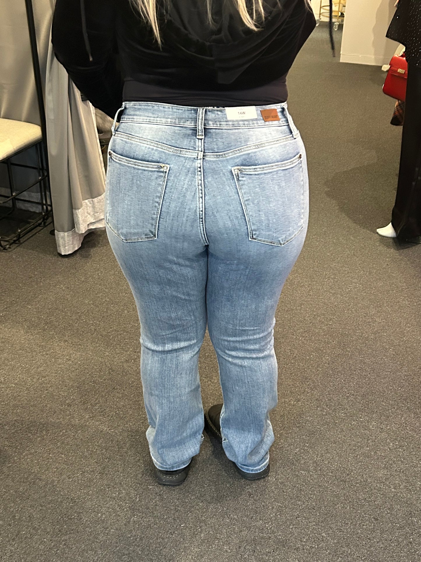Judy Blue Mid Rise "Washed" Bootcut
