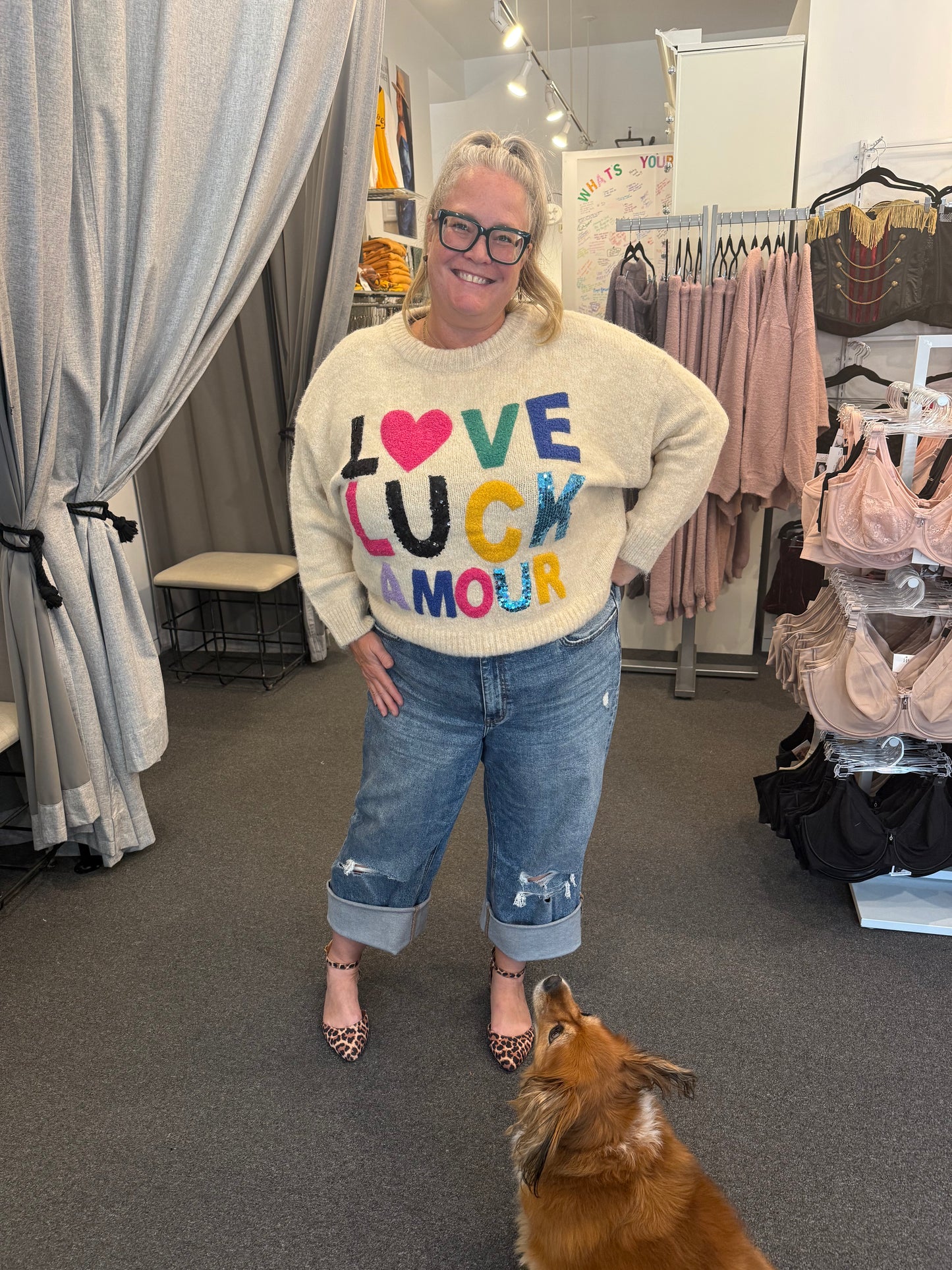 Love Luck Amour Sweater
