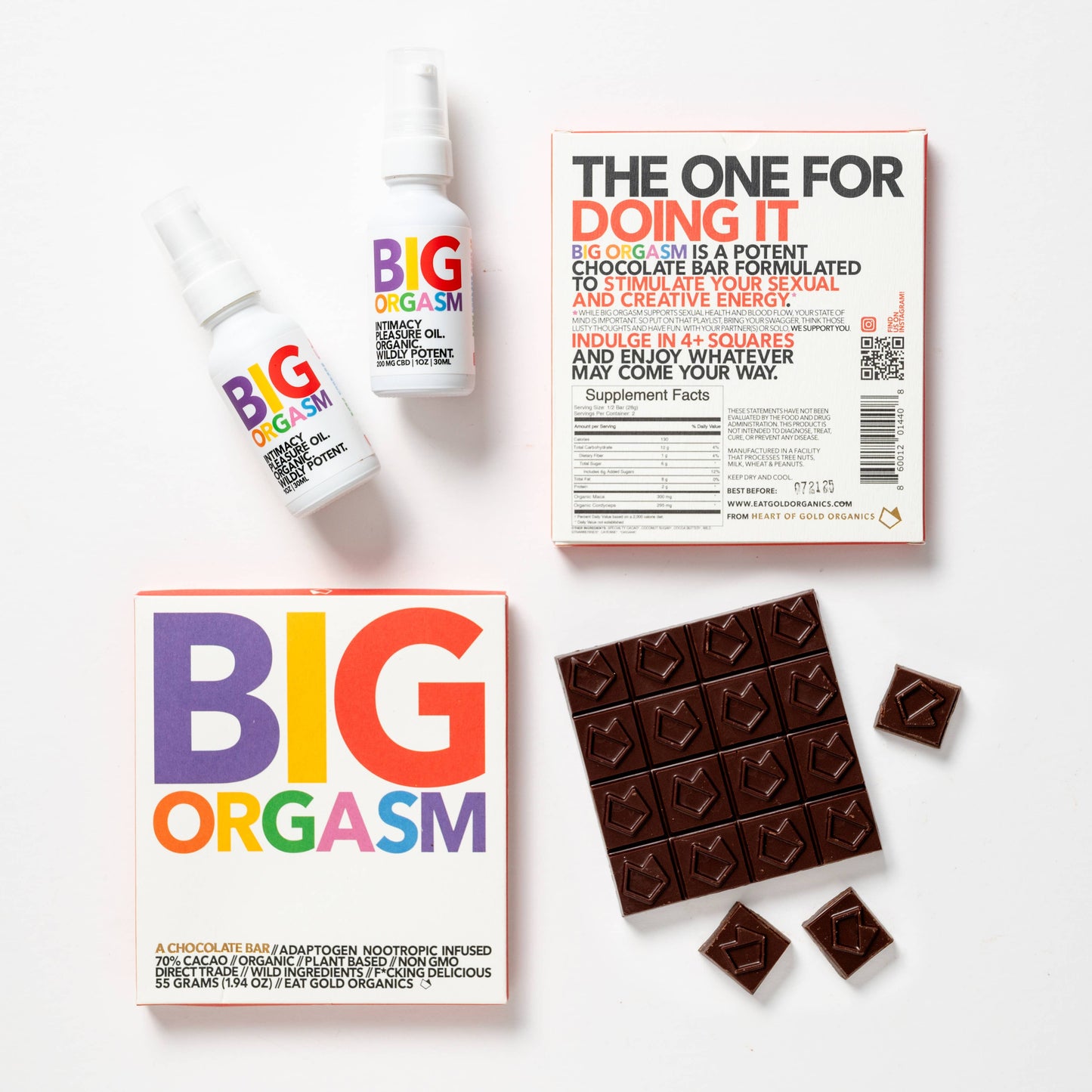 BIG ORGASM a Functional & Delicious Chocolate Bar