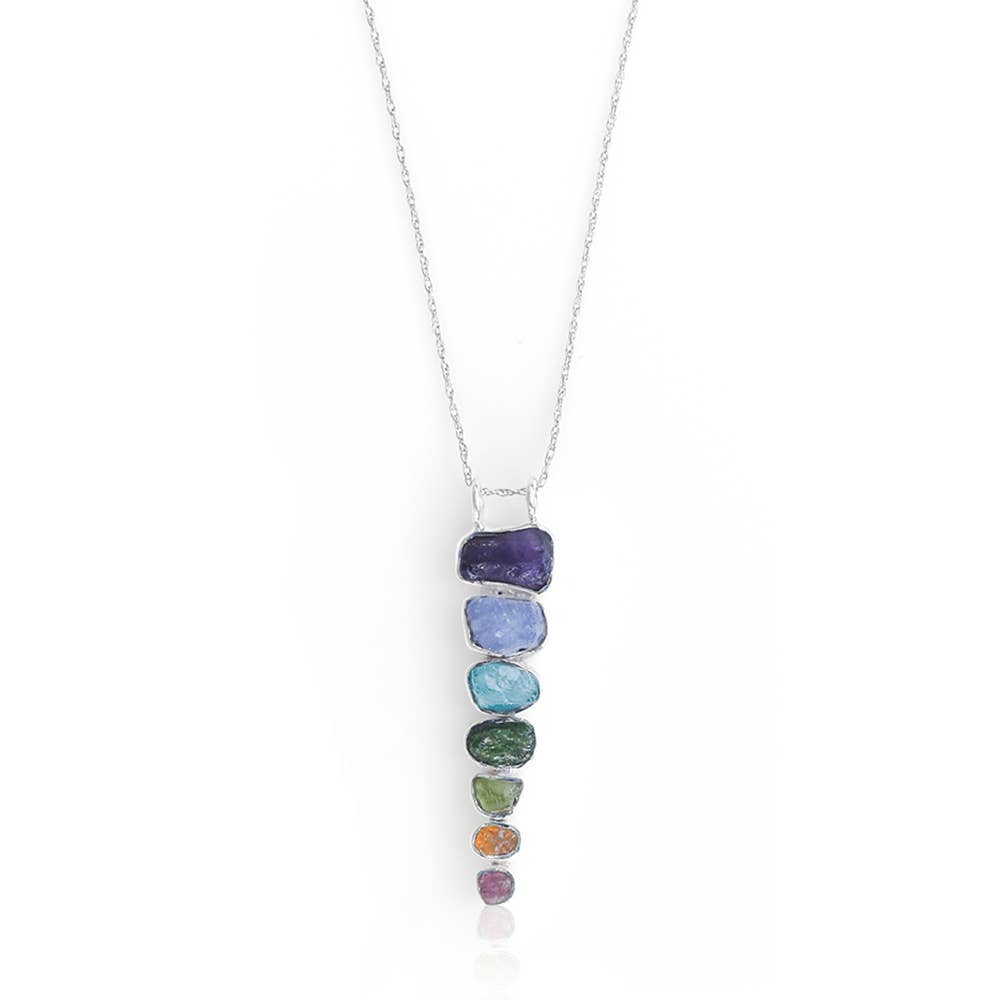Natural Healing Crystal Chain Pendant