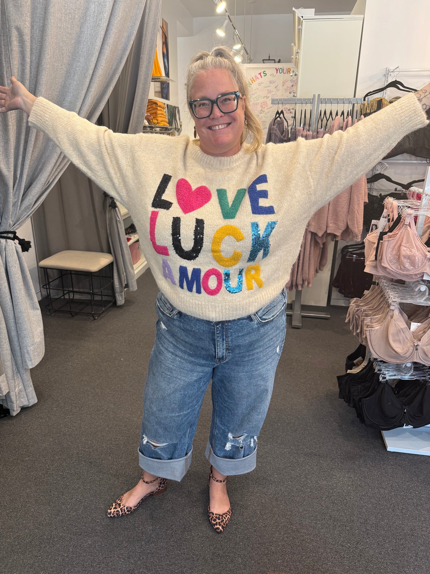 Love Luck Amour Sweater