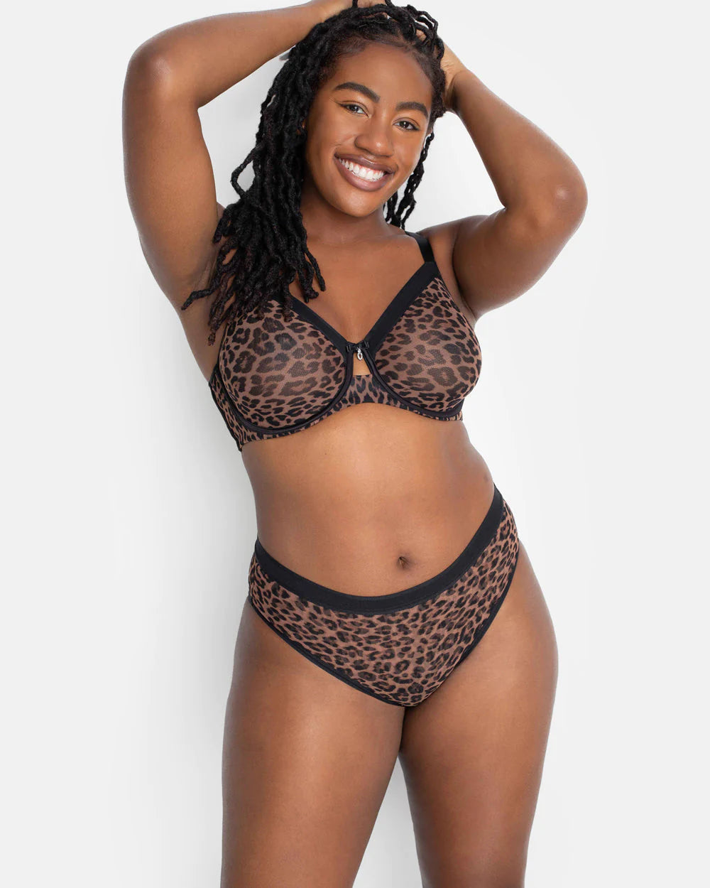 Sophia Unlined Mesh Full Coverage Underwire Bra