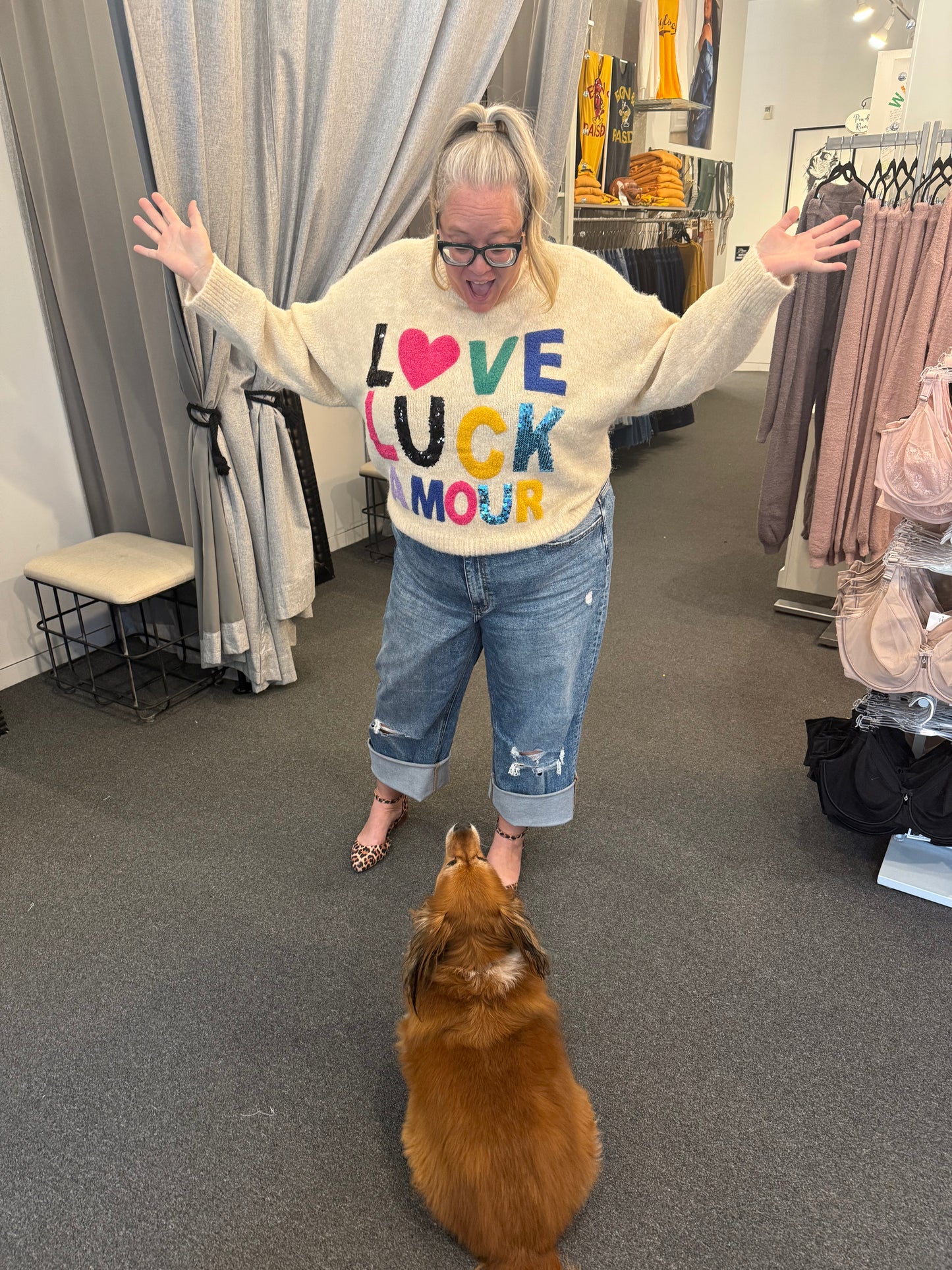 Love Luck Amour Sweater