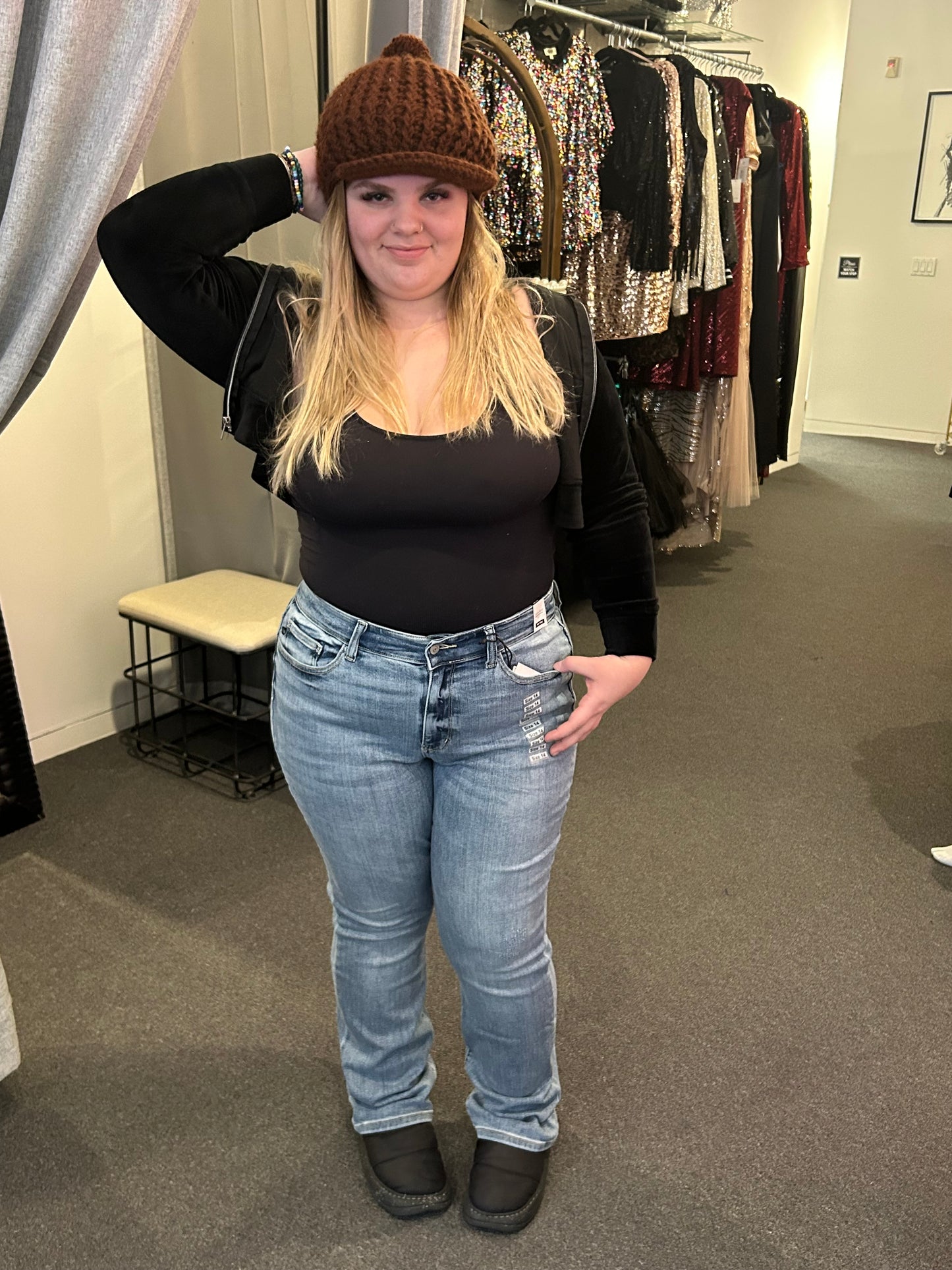 Judy Blue Mid Rise "Washed" Bootcut
