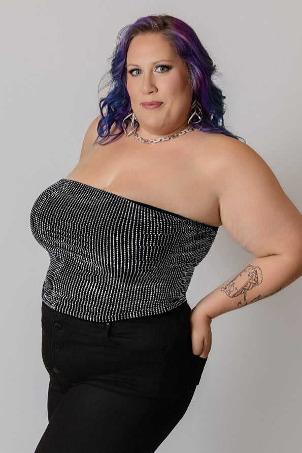 Rhinestone Tube Top