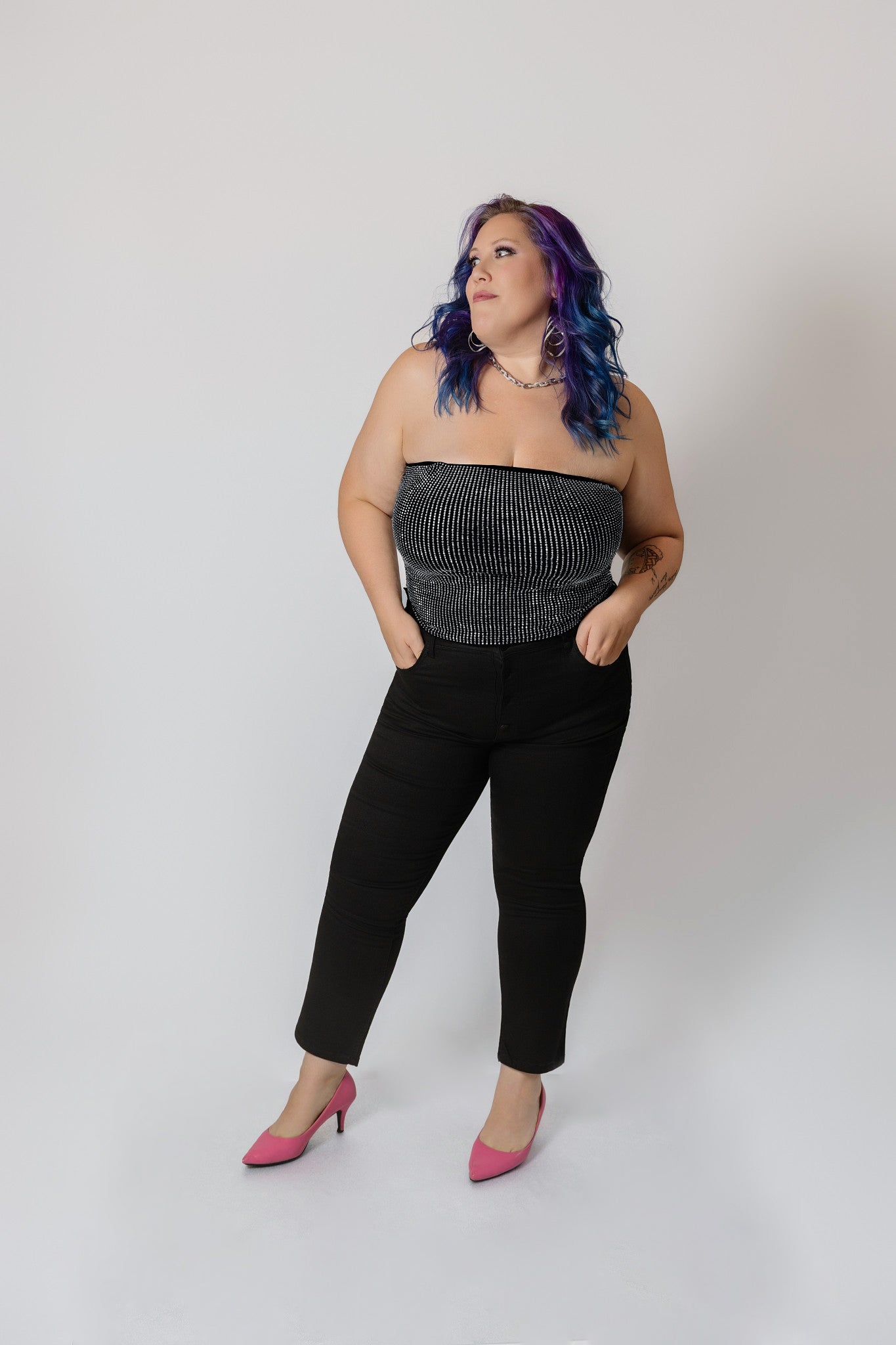 Rhinestone Tube Top