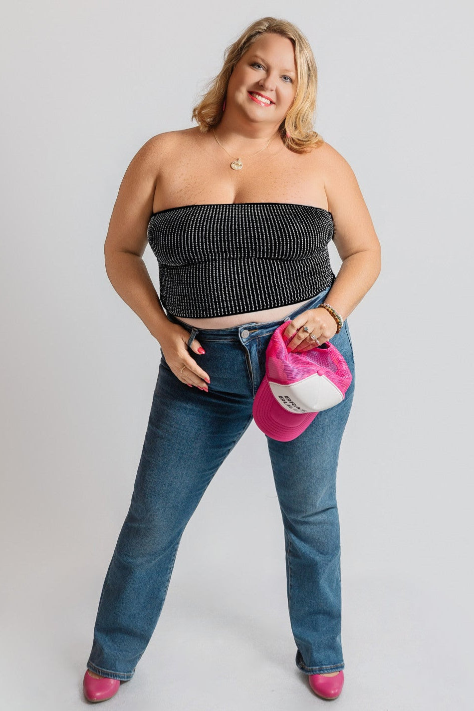 Rhinestone Tube Top