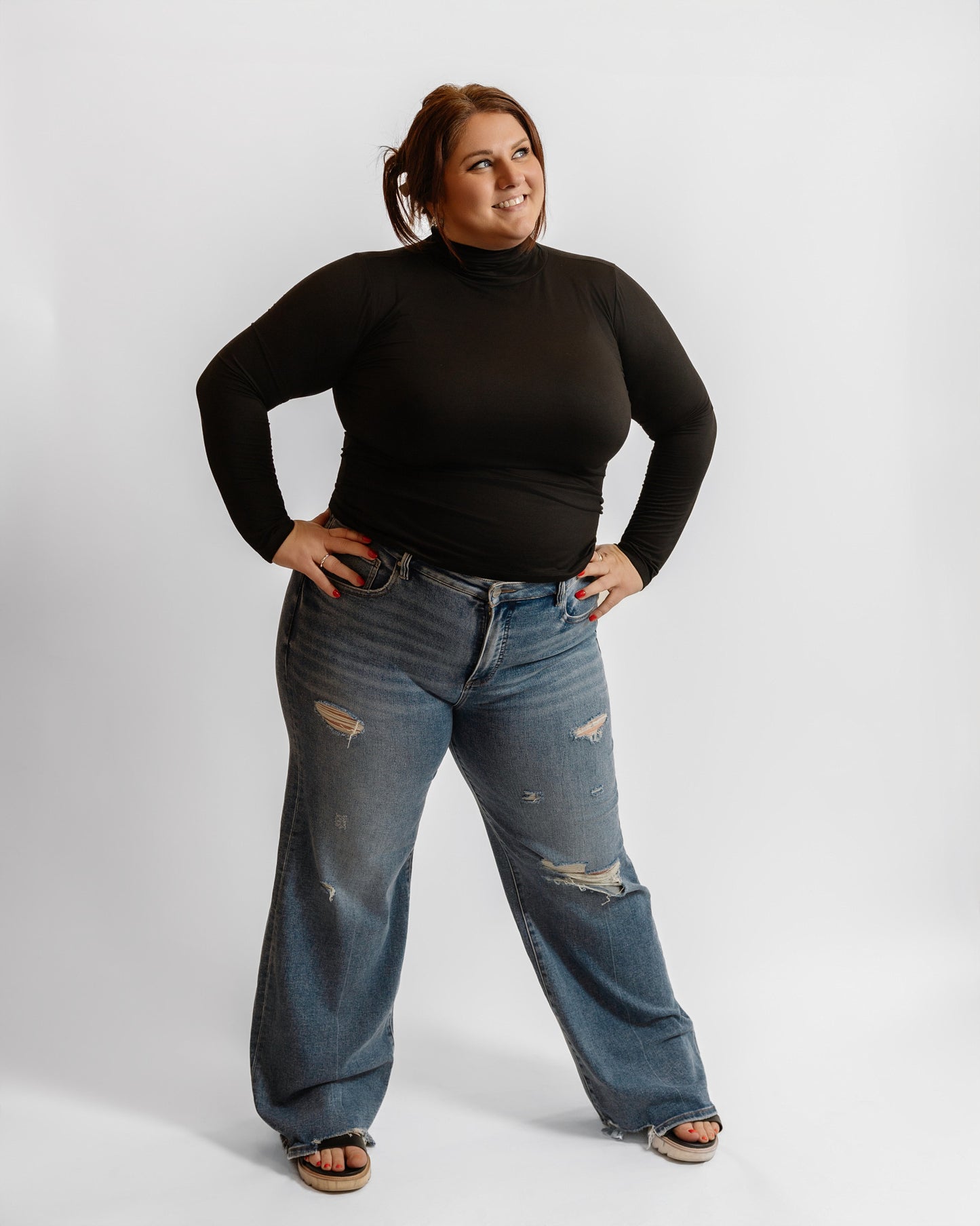 33" Tummy Control MR Wide Leg by Risen