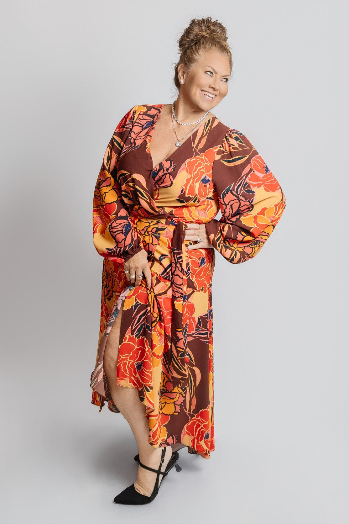 Autumn Wrap Dress