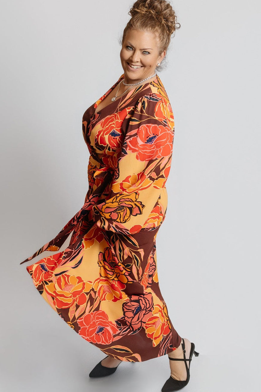 Autumn Wrap Dress