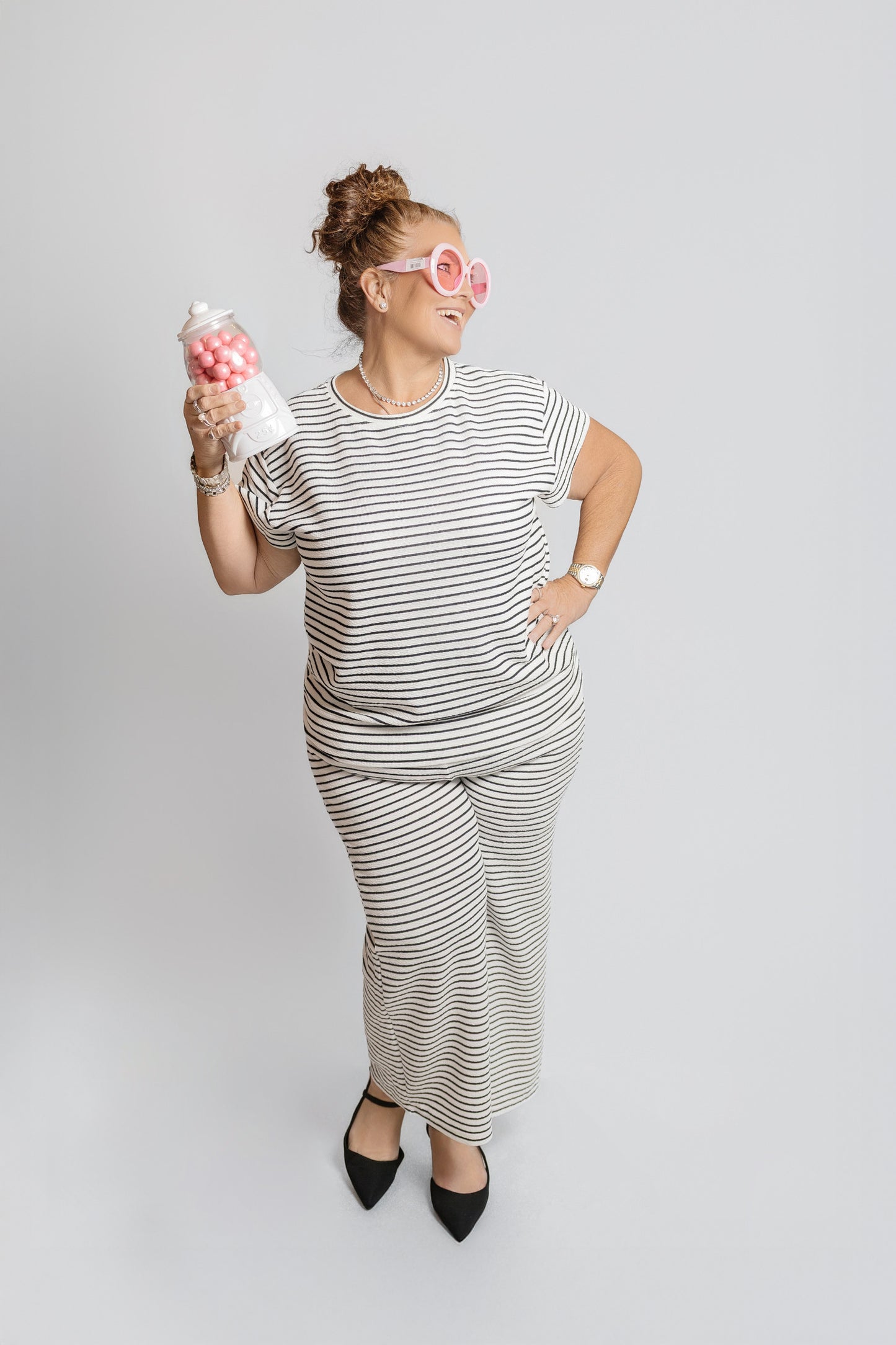 Sophie Knit Cropped Pant Set
