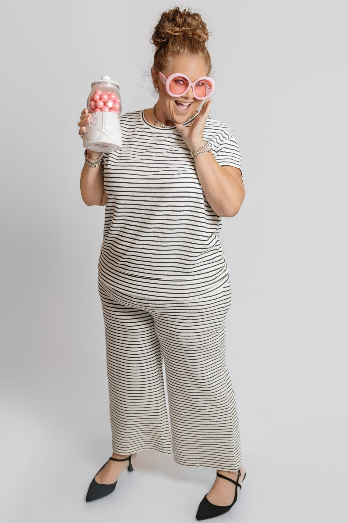 Sophie Knit Cropped Pant Set