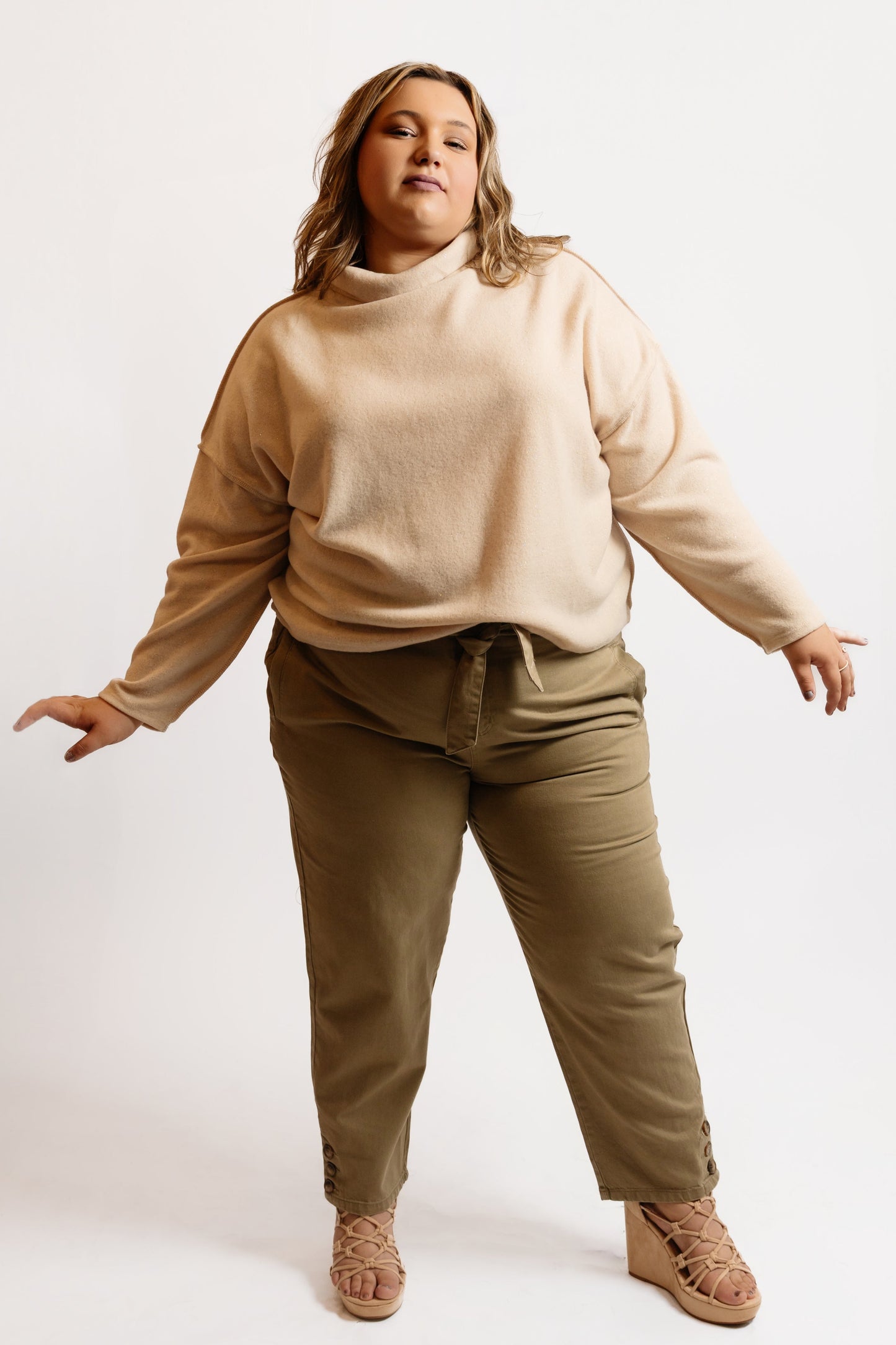 Washed Cotton Twill Pants