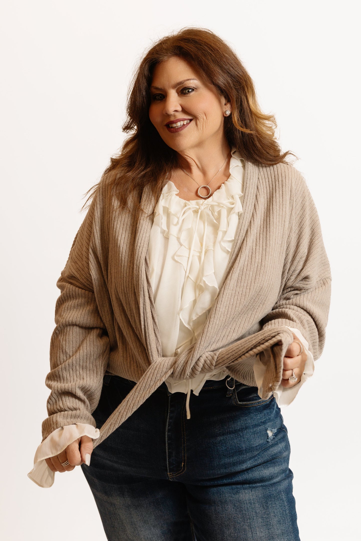 Cropped Knit Cardi