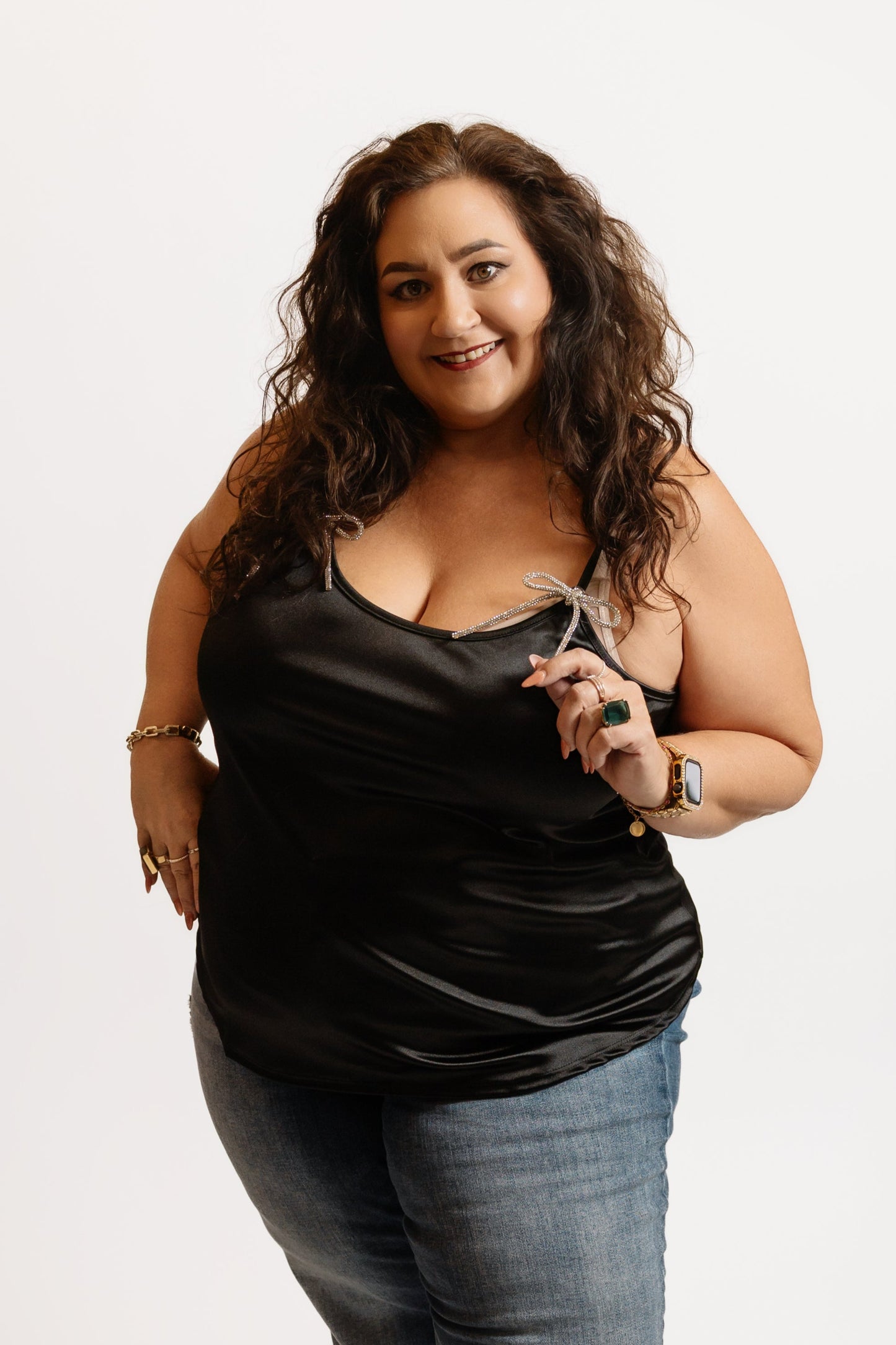Satin and Sparkle Cami