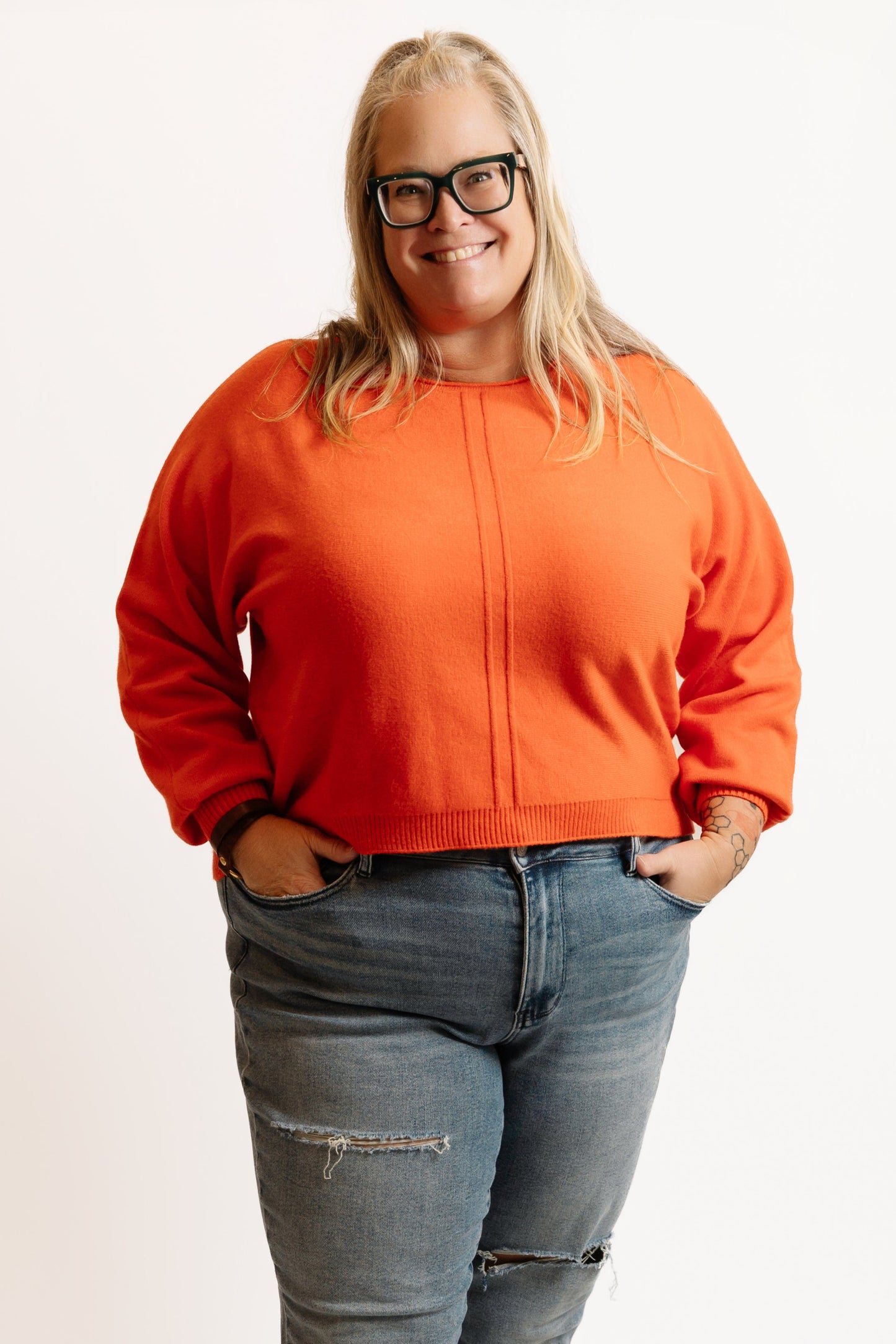 Front Seam Sweater