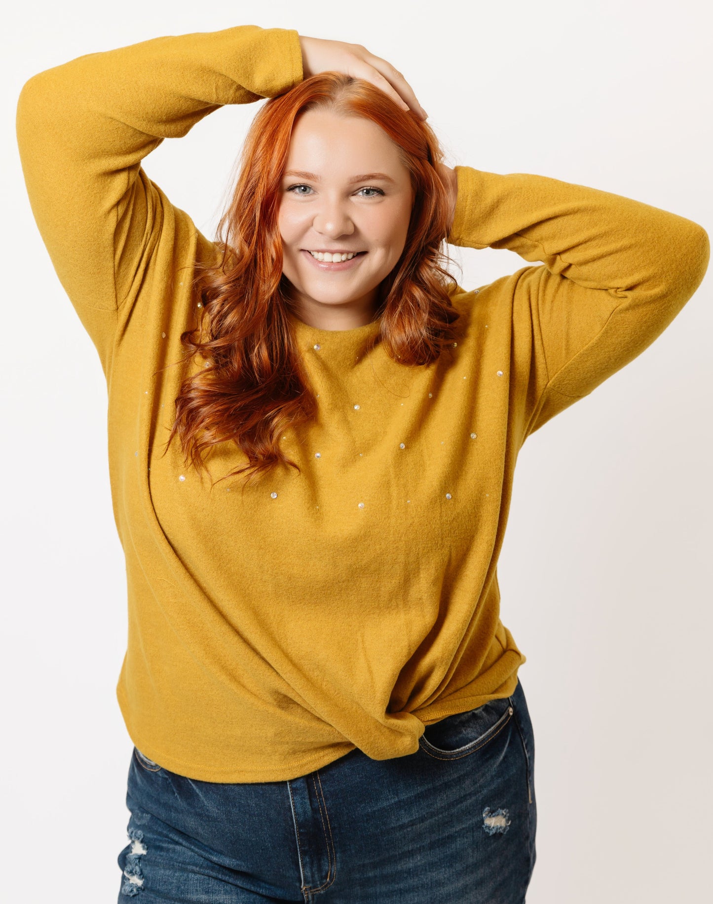 Twist Front Sweater