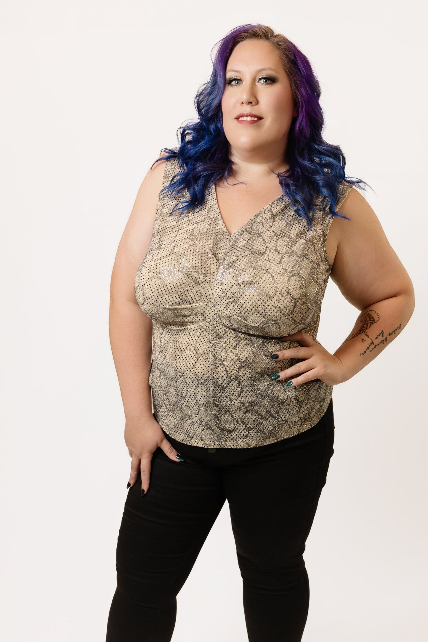 Sssnake Print Top