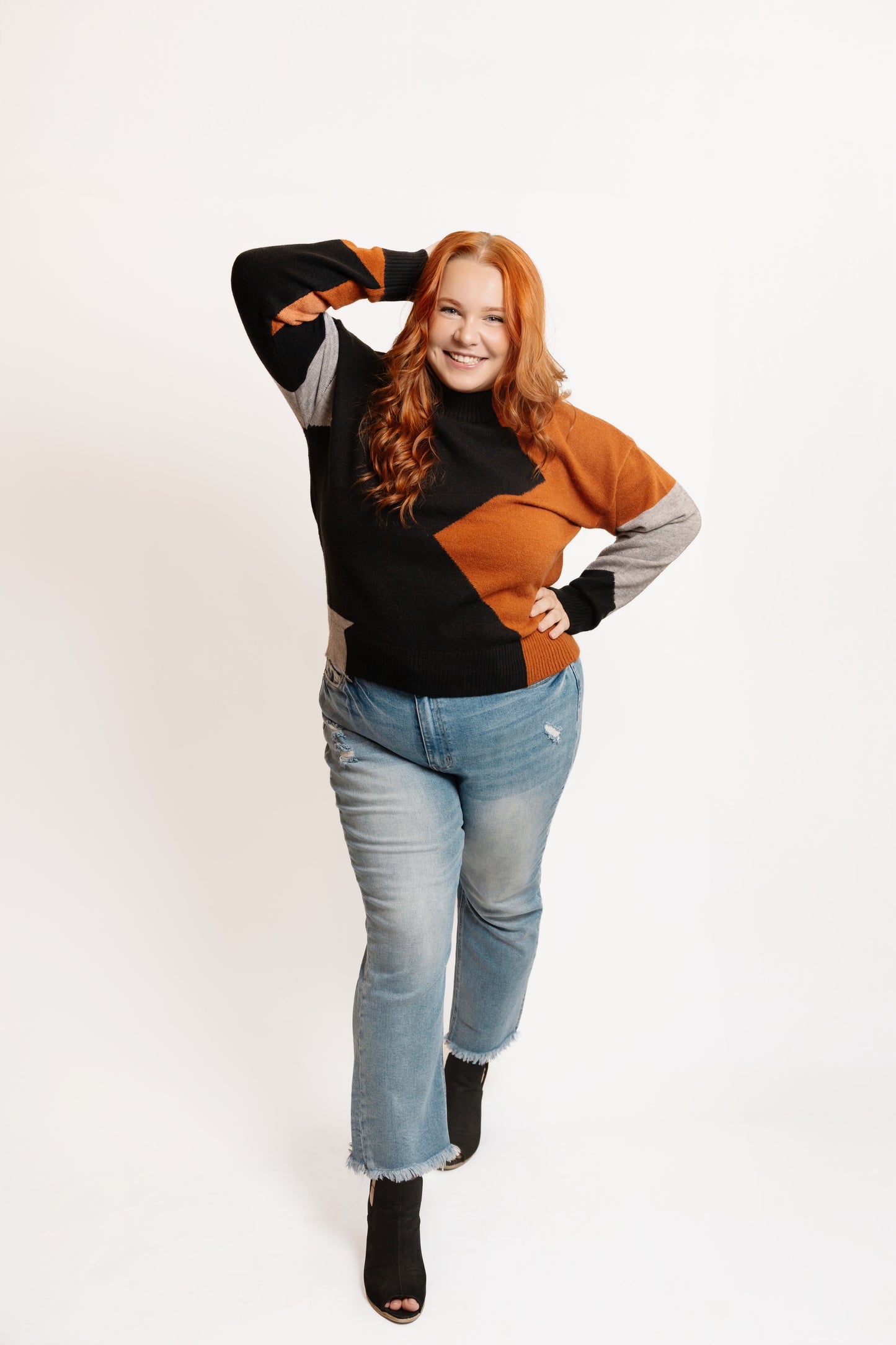 Cozy Colorblock Sweater