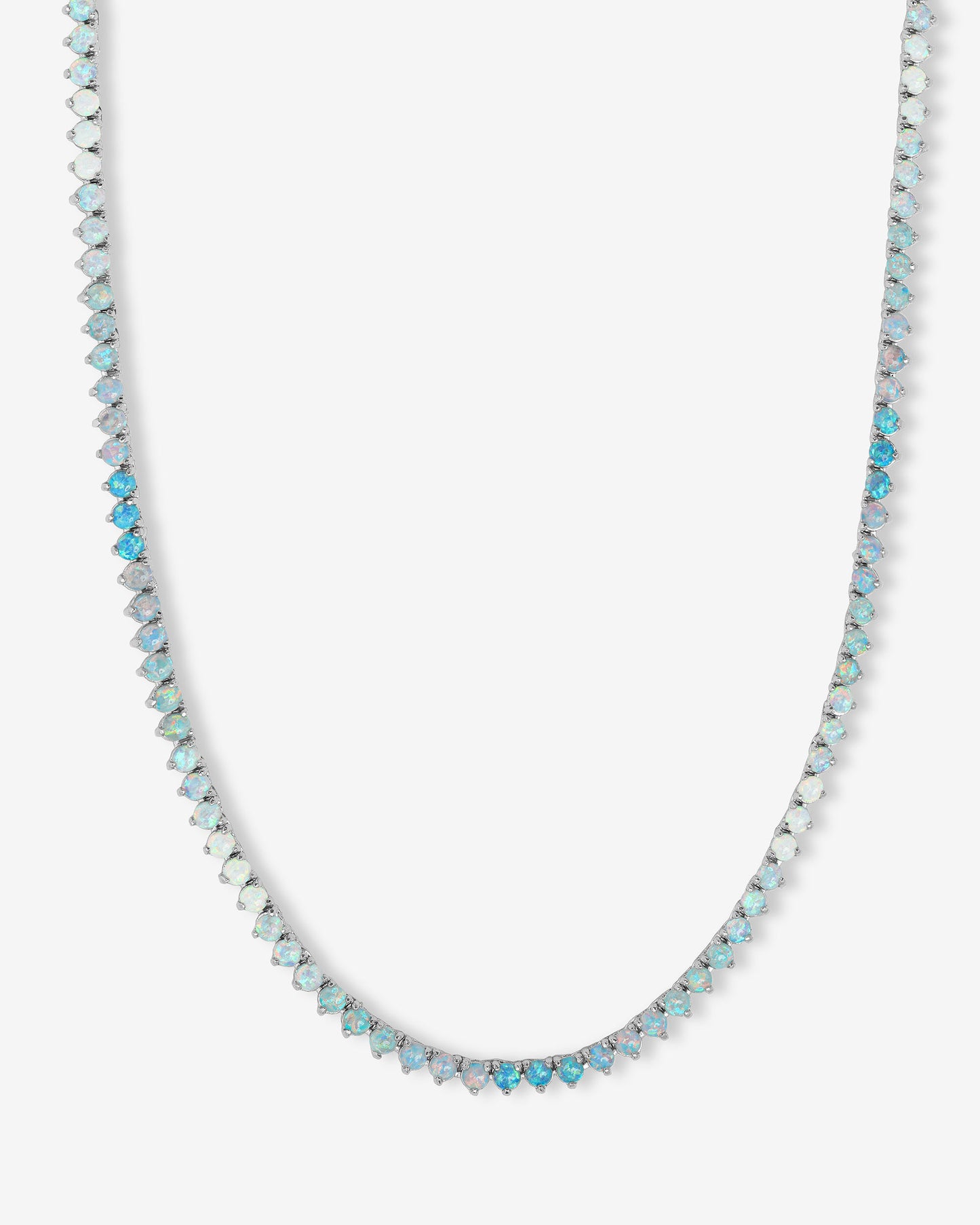 Not Your Basic Graduated Ombre Tennis Necklace
