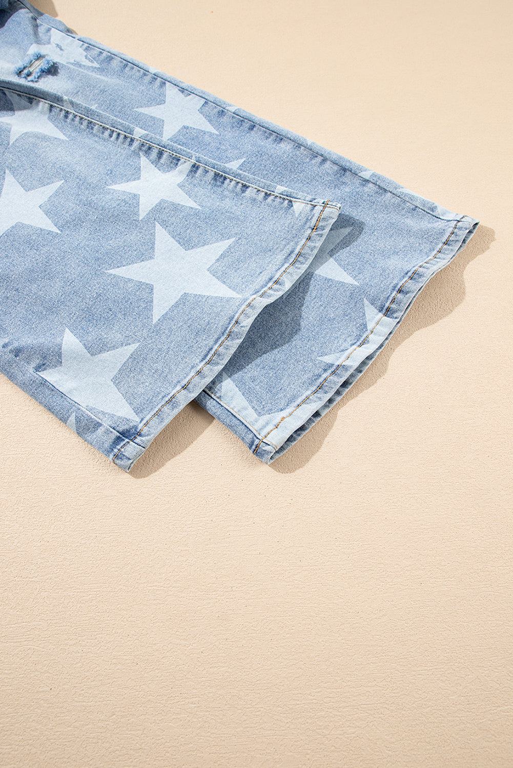 Alamo Button Fly Distressed denim