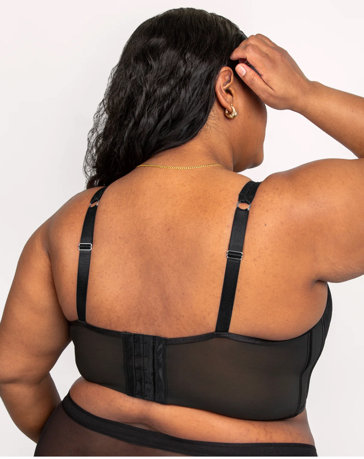 Tess No-Show Lace Bustier Bra