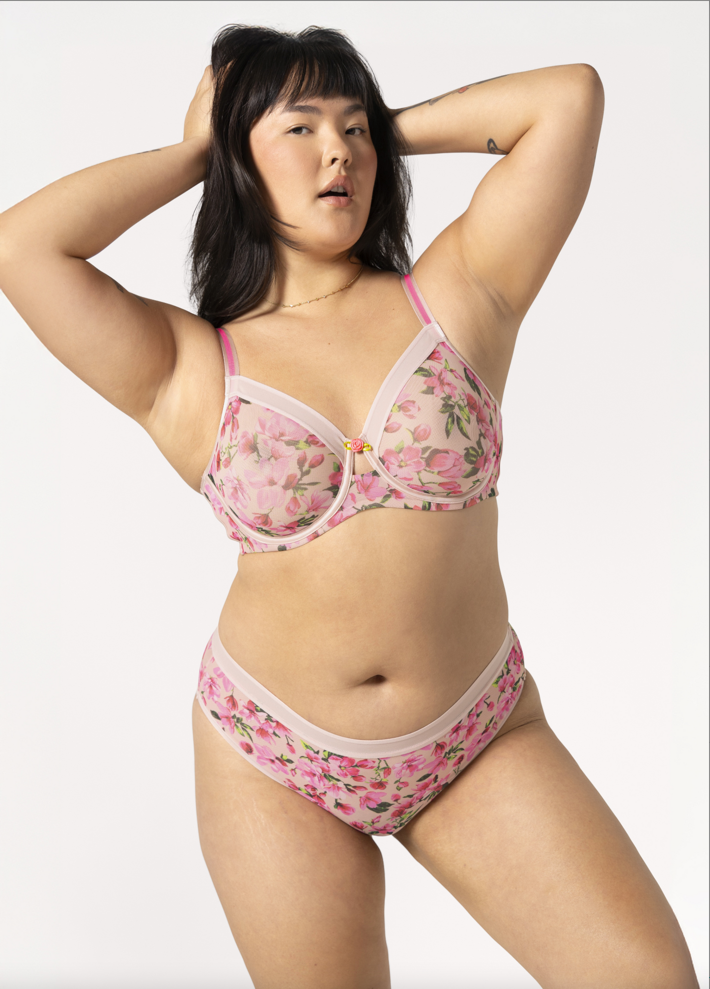 Divine Unlined Mesh Full Coverage Underwire Bra