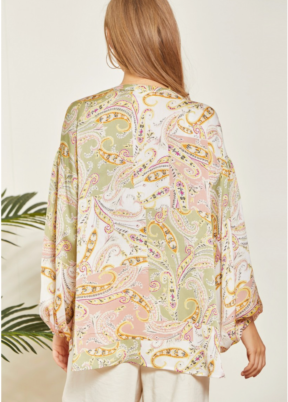 Paisley Floral Blouse