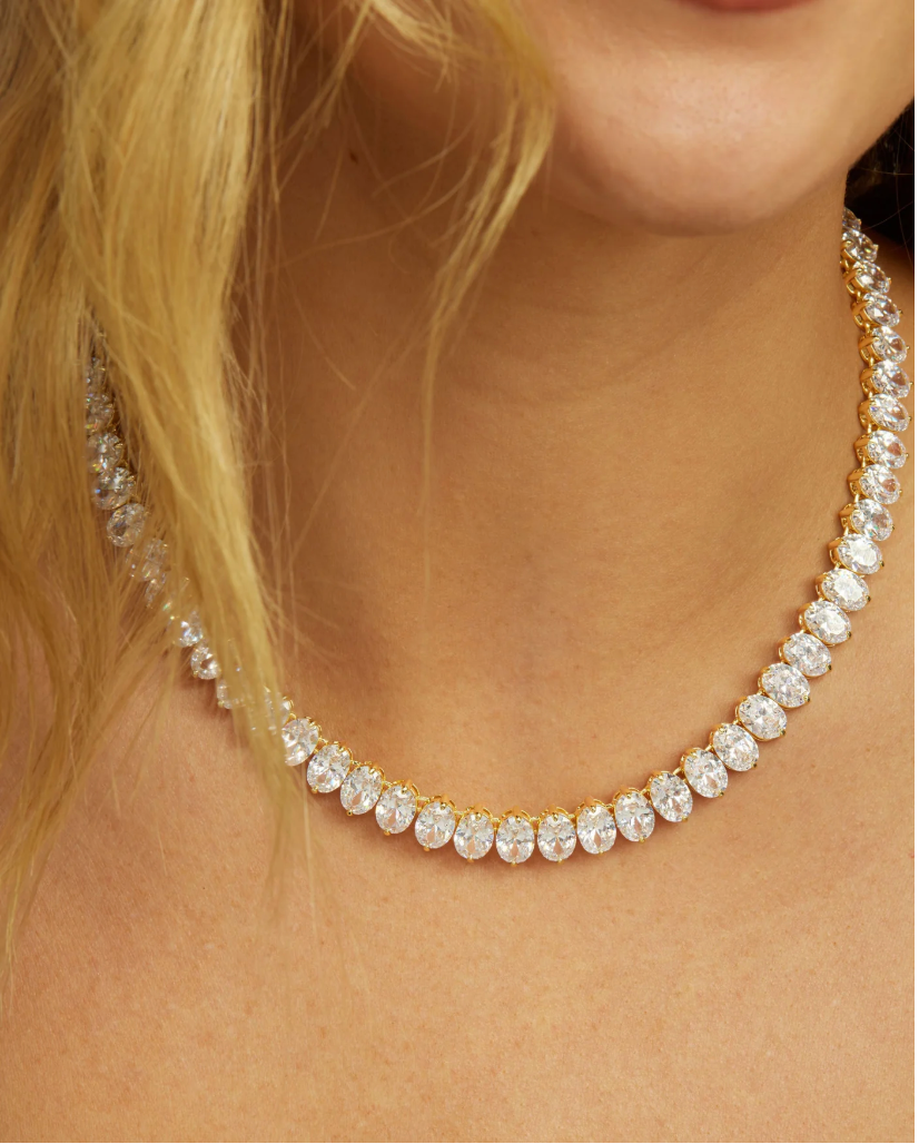 Hello Gorgeous Tennis Necklace