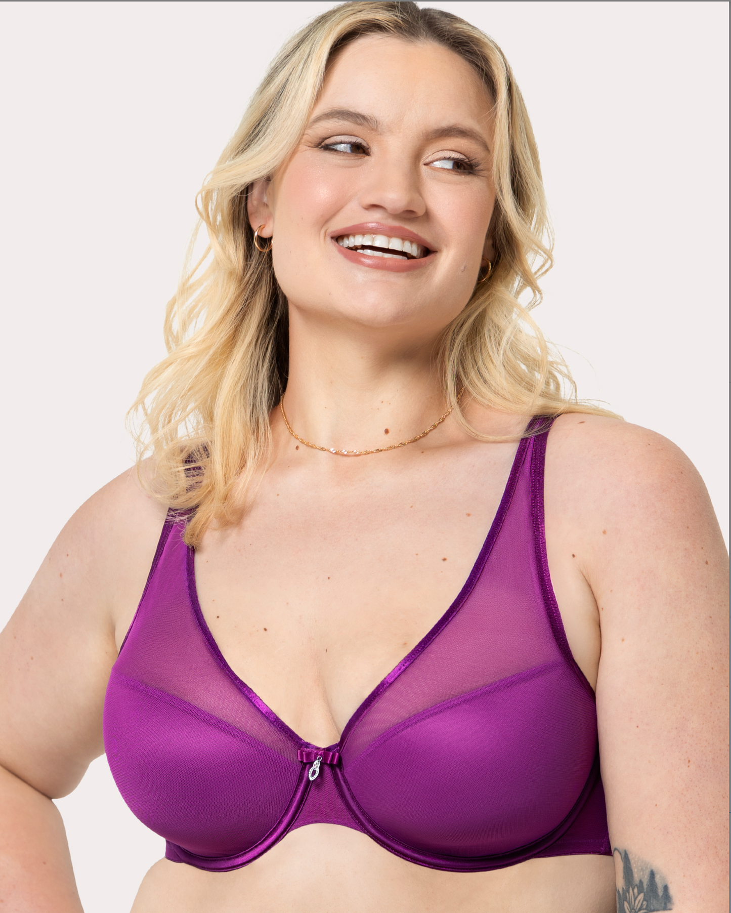 Nicki Mesh Push Up T-Shirt Bra