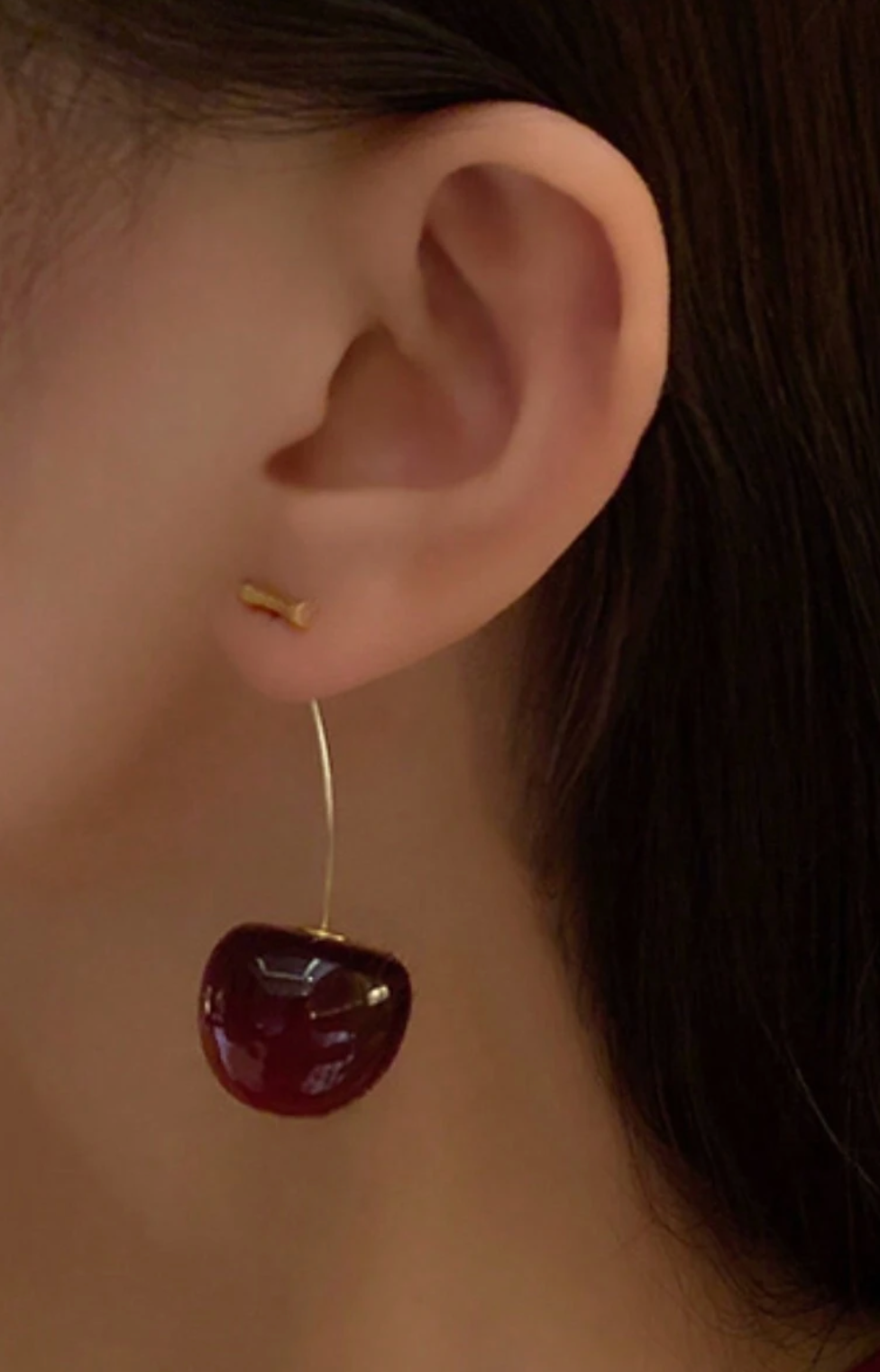 Cherry Stem Earrings
