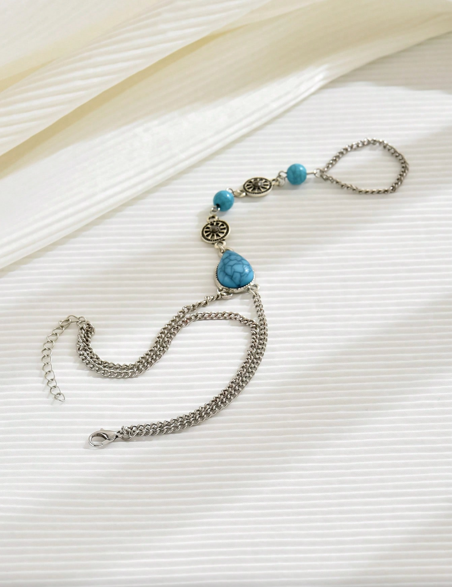 Turquoise Hand Chain