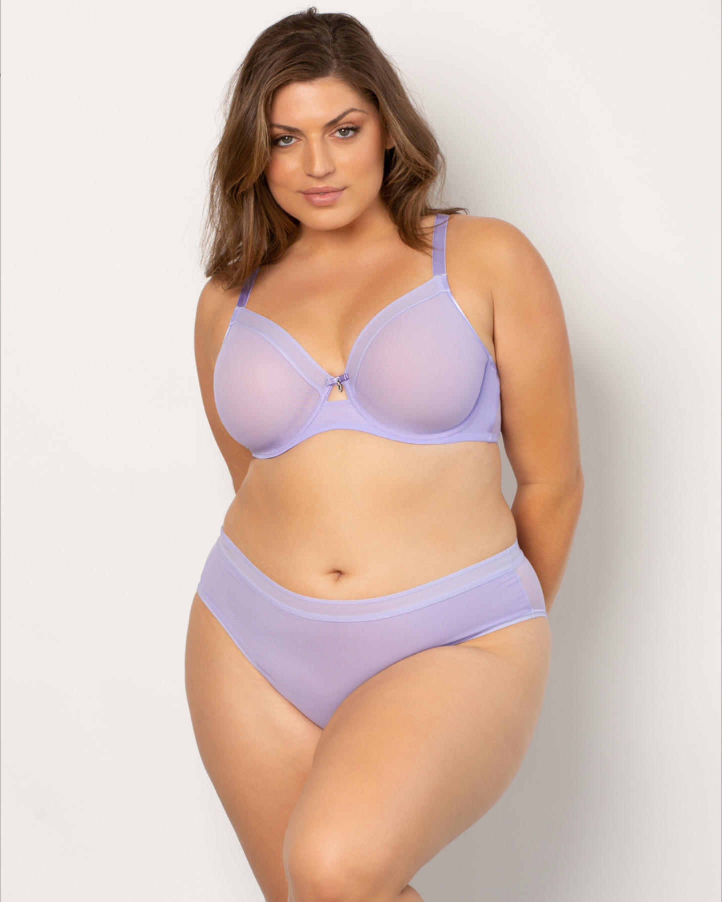 Sabrina Unlined Mesh Full Coverage Underwire Bra