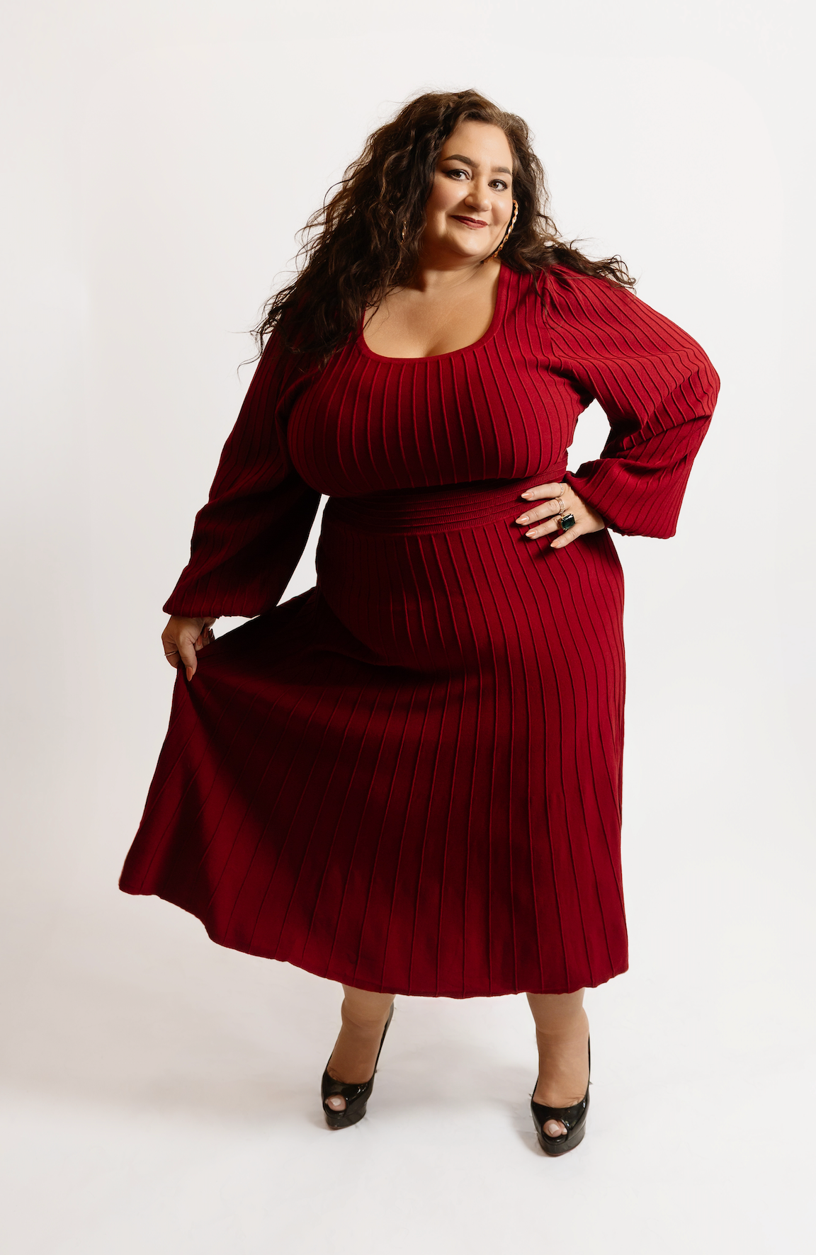 A-Line Sweater Midi