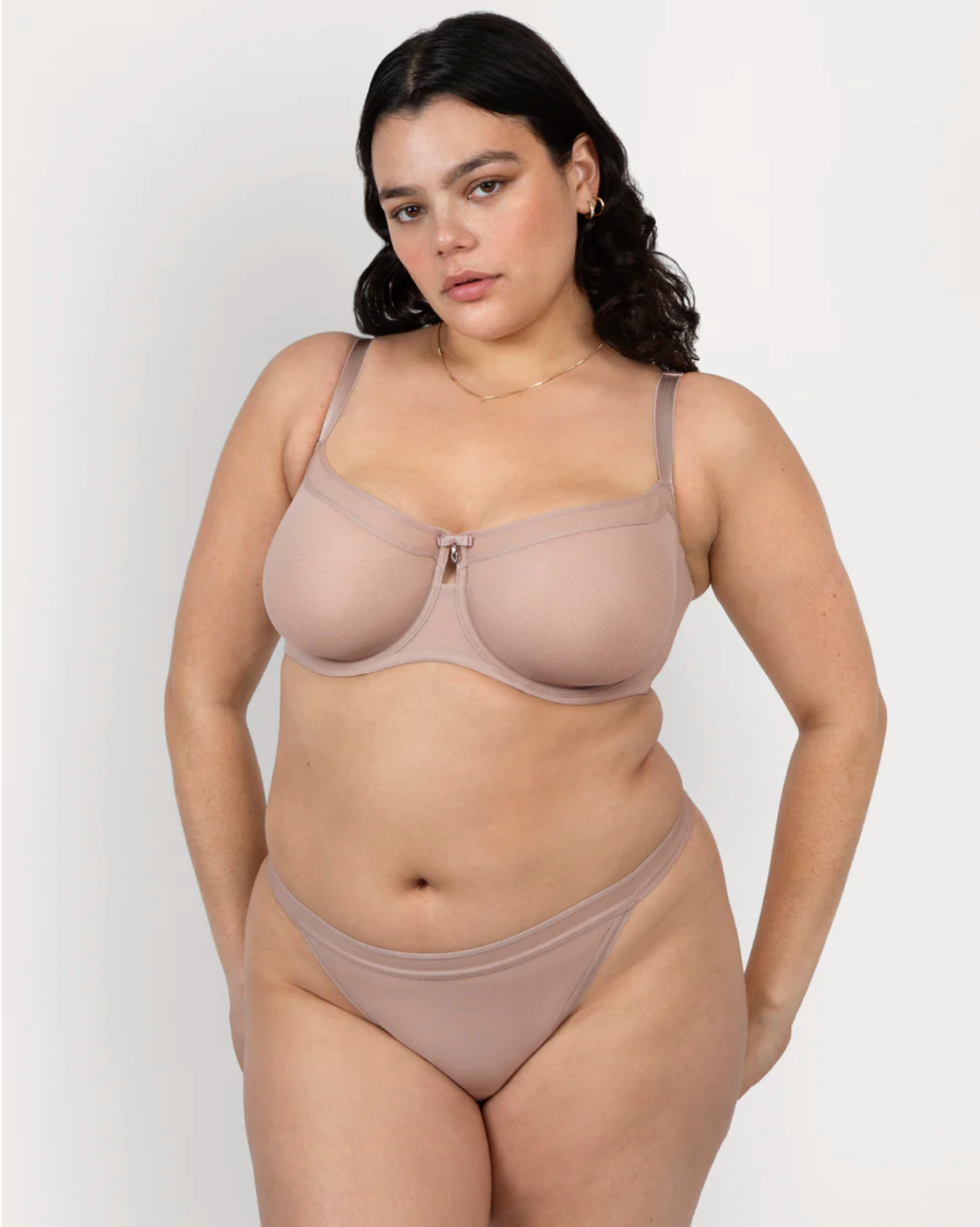 Lena Mesh Unlined Balconette Bra