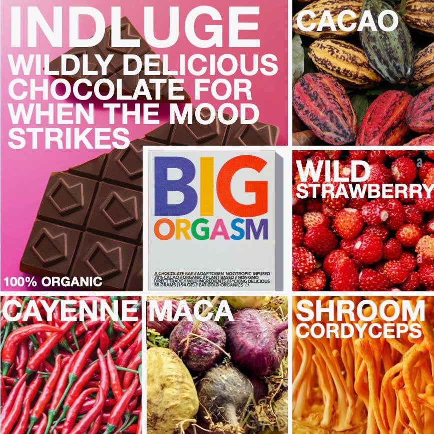BIG ORGASM a Functional & Delicious Chocolate Bar