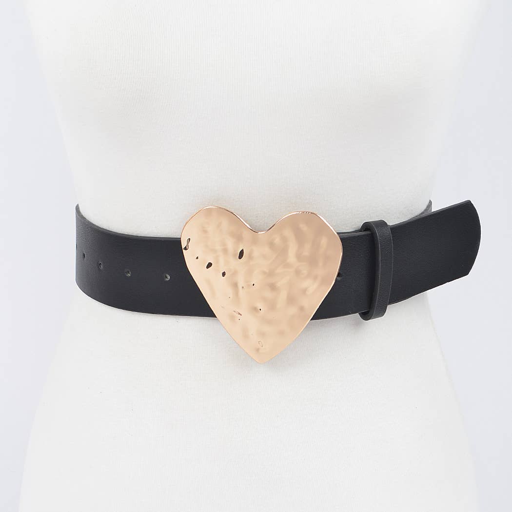 Hammered Heart Belt