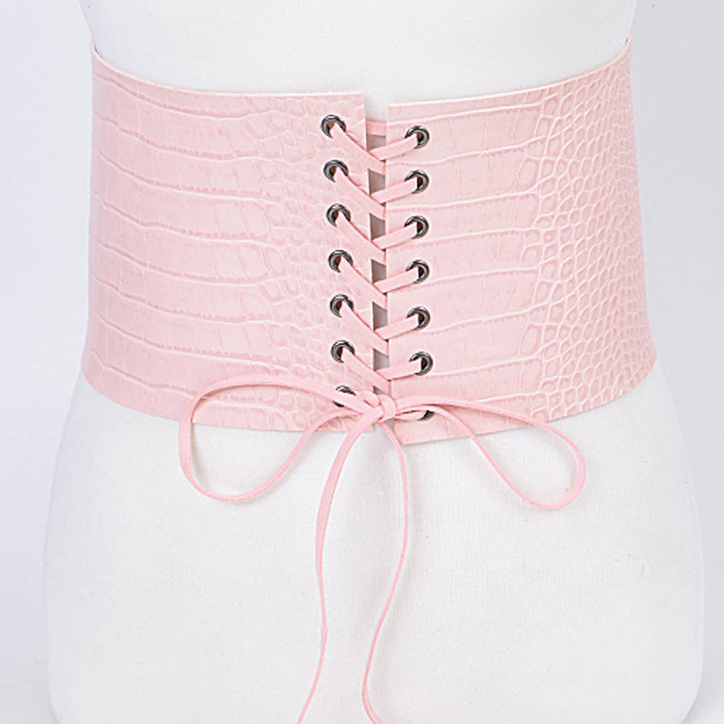 Crocodile Corset Belt